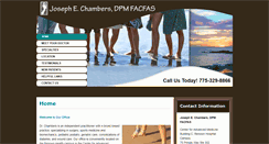 Desktop Screenshot of drjosephchambers.com